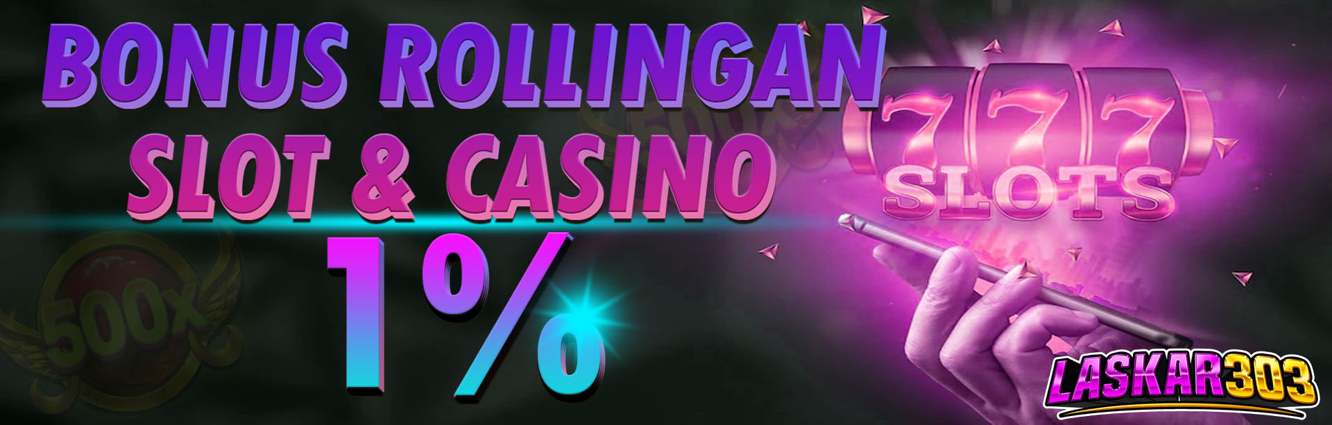 banner Bonus Rolligan slot terbesar